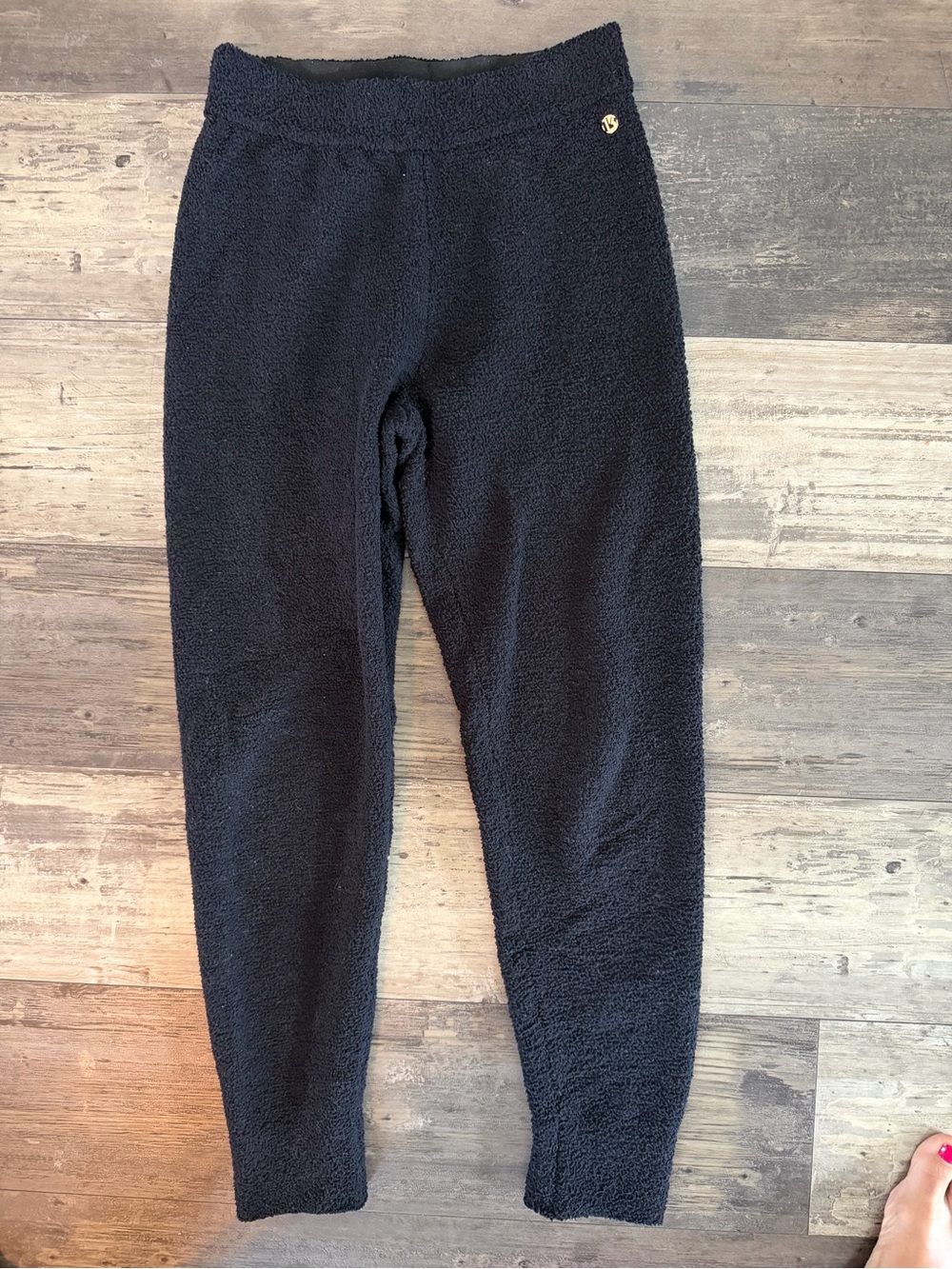 BuffBunny Black Sherpa Leggings